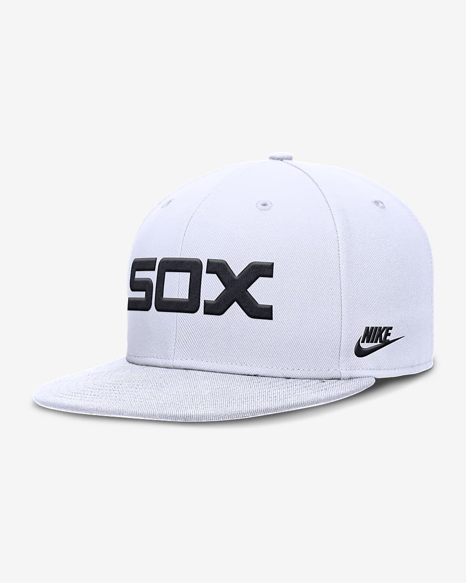 Chicago White Sox Cooperstown True Men s Nike Dri FIT MLB Fitted Hat. Nike